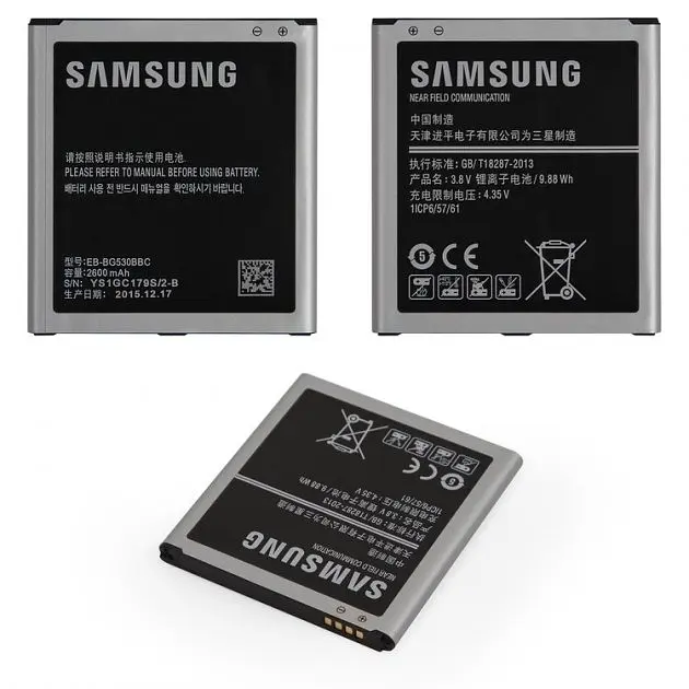 Аккумулятор оригінал Samsung EB- BG530CBE/ EB- BG530BBC G530/ J320/ G530H/ G531/ J500 Grand Prime - фото 2