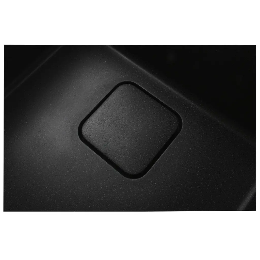 Гранітна мийка Globus Lux Barbora графiт 510x510мм-А0001 000009395, Графит - фото 3