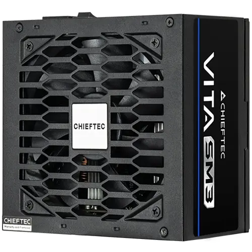 БЖ 650W Chieftec VITA SM3 BPX-650-C ATX 3.1 120mm, 80+ Bronze, Semi modular, Retail - фото 3