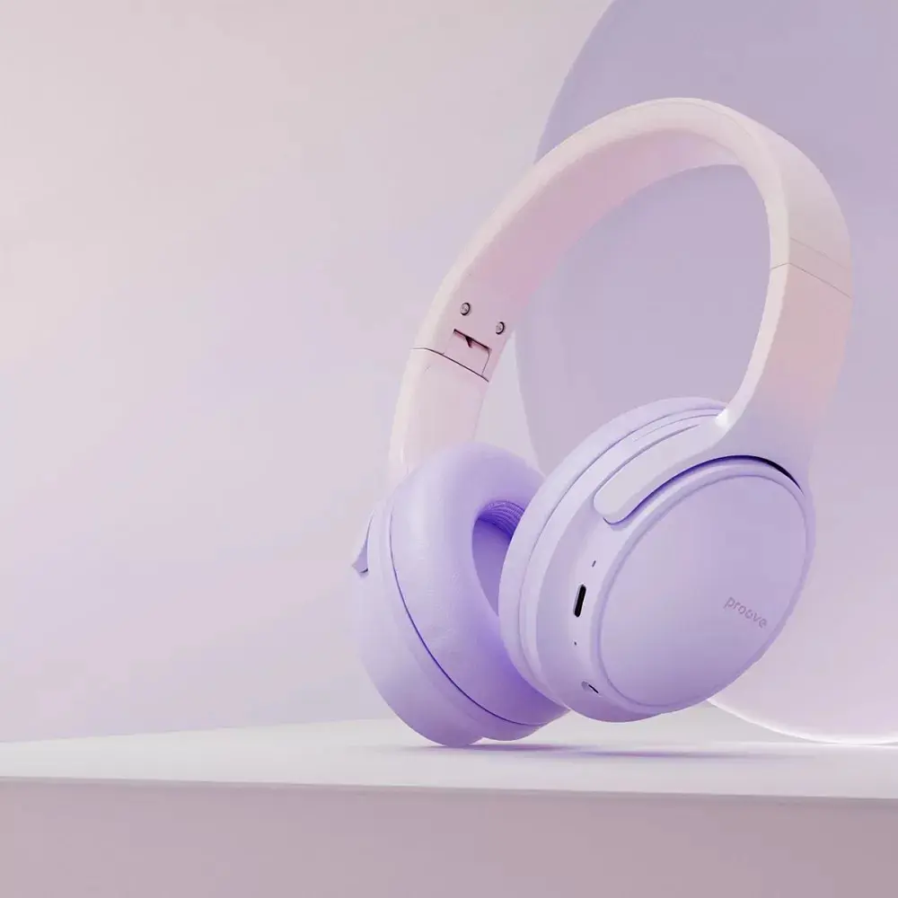 Беспроводные наушники Proove Tender, Headset, ANC, AUX, BT5.0, 300mAh, 18h, purple UA UCRF - фото 7