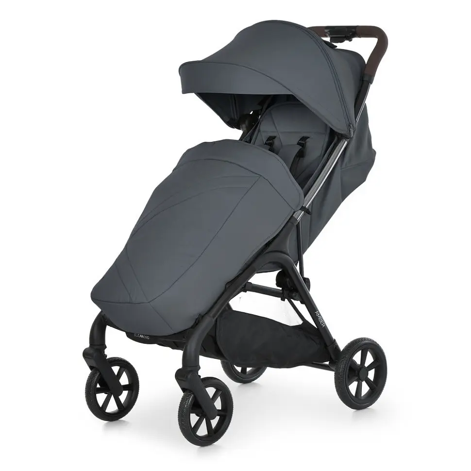 Дитяча прогулянкова коляска AMBER ME 1227 Magnet Gray - фото 2