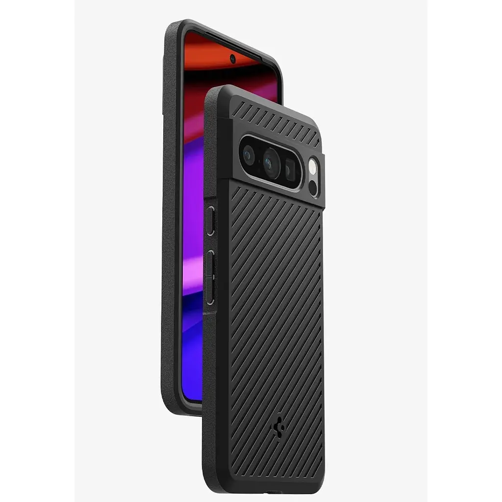 Оригинальный противоударный чехол Spigen Core Armor для Pixel 8 Pro (6.7") Matte Black ACS06332 - фото 12