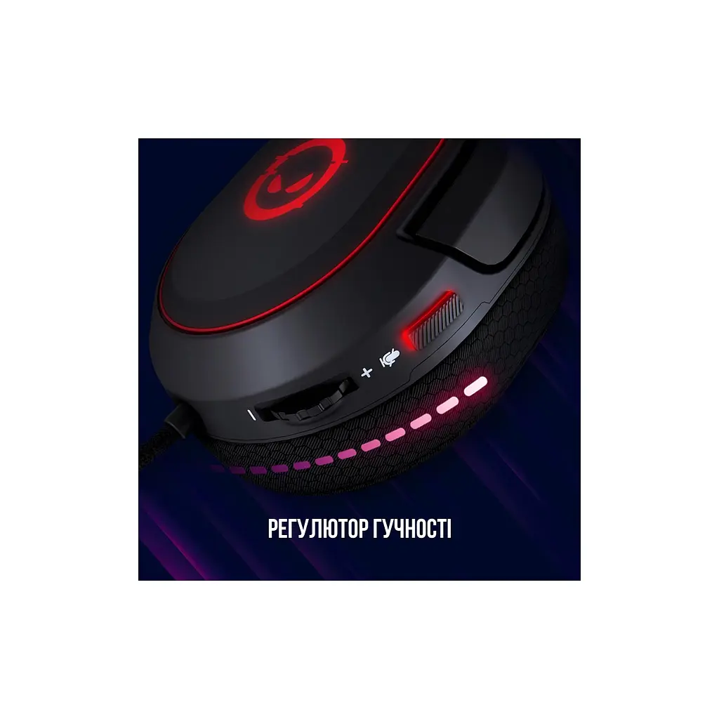 Навушники Lorgar Kaya 460 Gaming RGB USB Black (LRG-GHS460) - фото 8