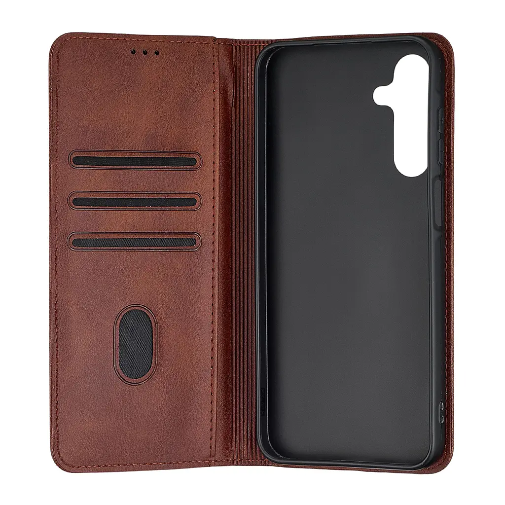 Чохол-книжка Premium Samsung A16 4G (A165)/A16 5G (A166) Dark Brown - фото 2