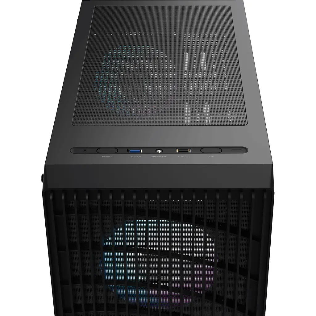 Корпус Ocypus Gamma C70 ARGB Black (GAMMA-C70-BKG400XX-GL) [165770] - фото 7