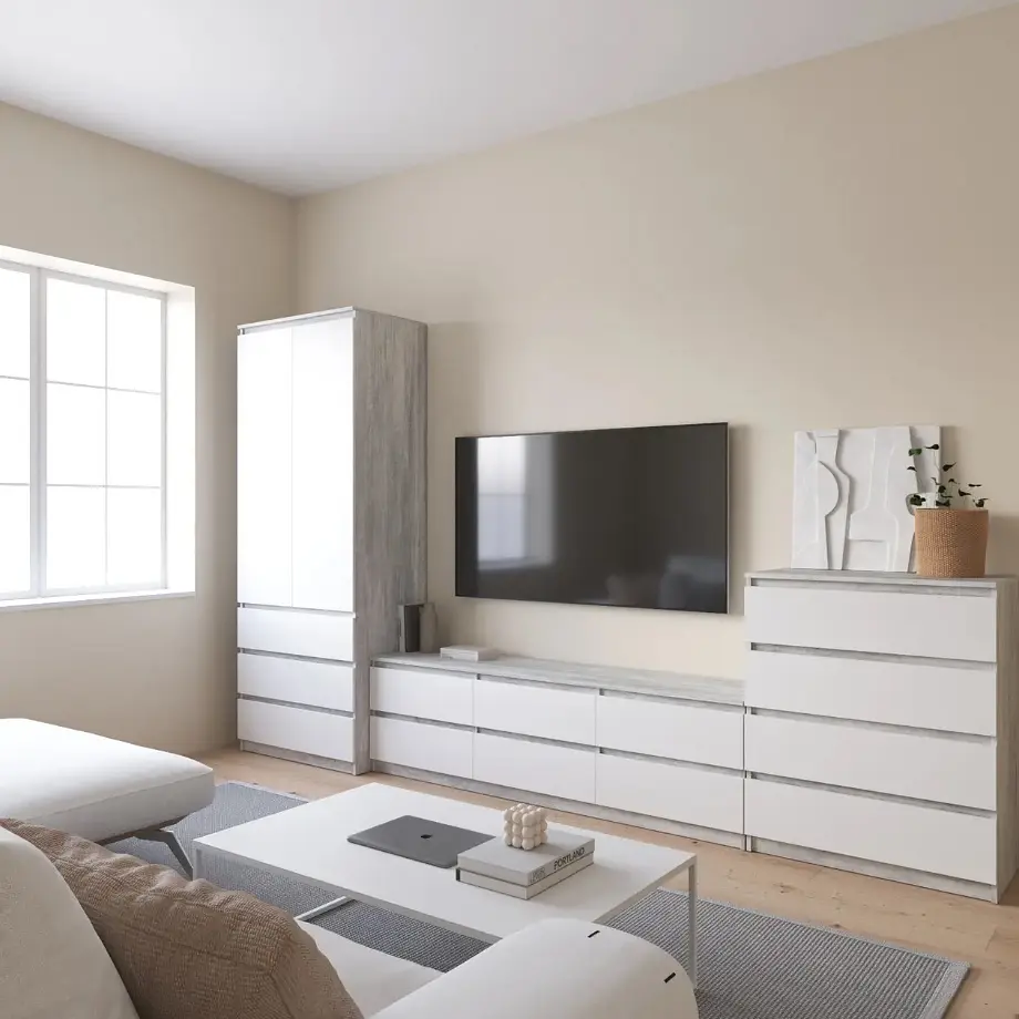 Комплект меблів у вітальню VAYS шафа R-9, тумба R-12, комод R-4 - фото 9