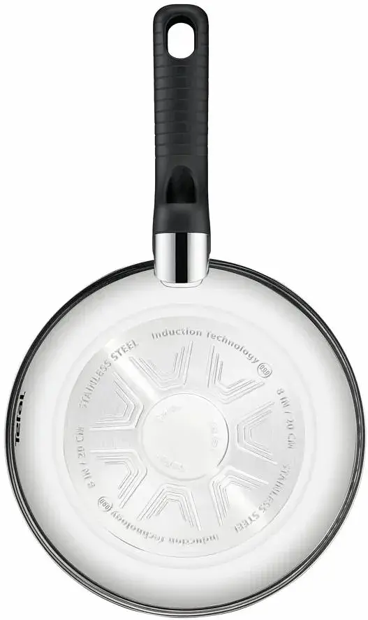 Tefal Сковорода Tefal Comfort Max, 20см, нержавіюча сталь, бакеліт, чорний - фото 3