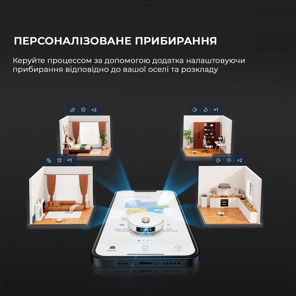 Робот-пилосос з вологим прибиранням Dreame Bot L20 Ultra Complete White - фото 4