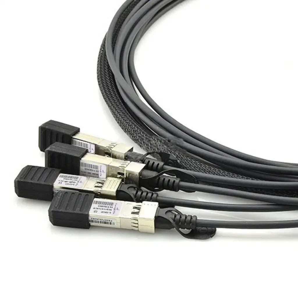 Оптичний патчкорд Alistar QSFP to 4*SFP+ 40G Directly-attached Copper Cable 3M (DAC-QSFP-4SFP+-3M) - фото 3
