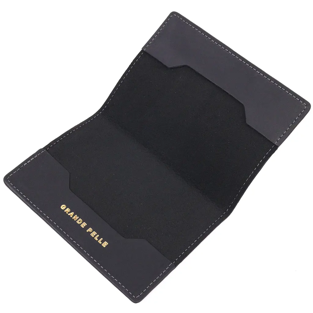 Обложка для документов кожаная GRANDE PELLE 10х14х0,5 см acs0025743 - фото 3