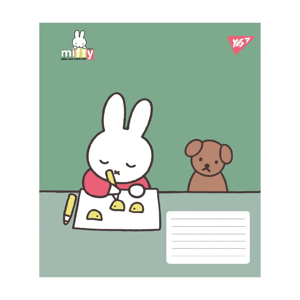 Зошит Yes Miffy Spring А5 18 аркушів лінія (767628), в асортименті - фото 2