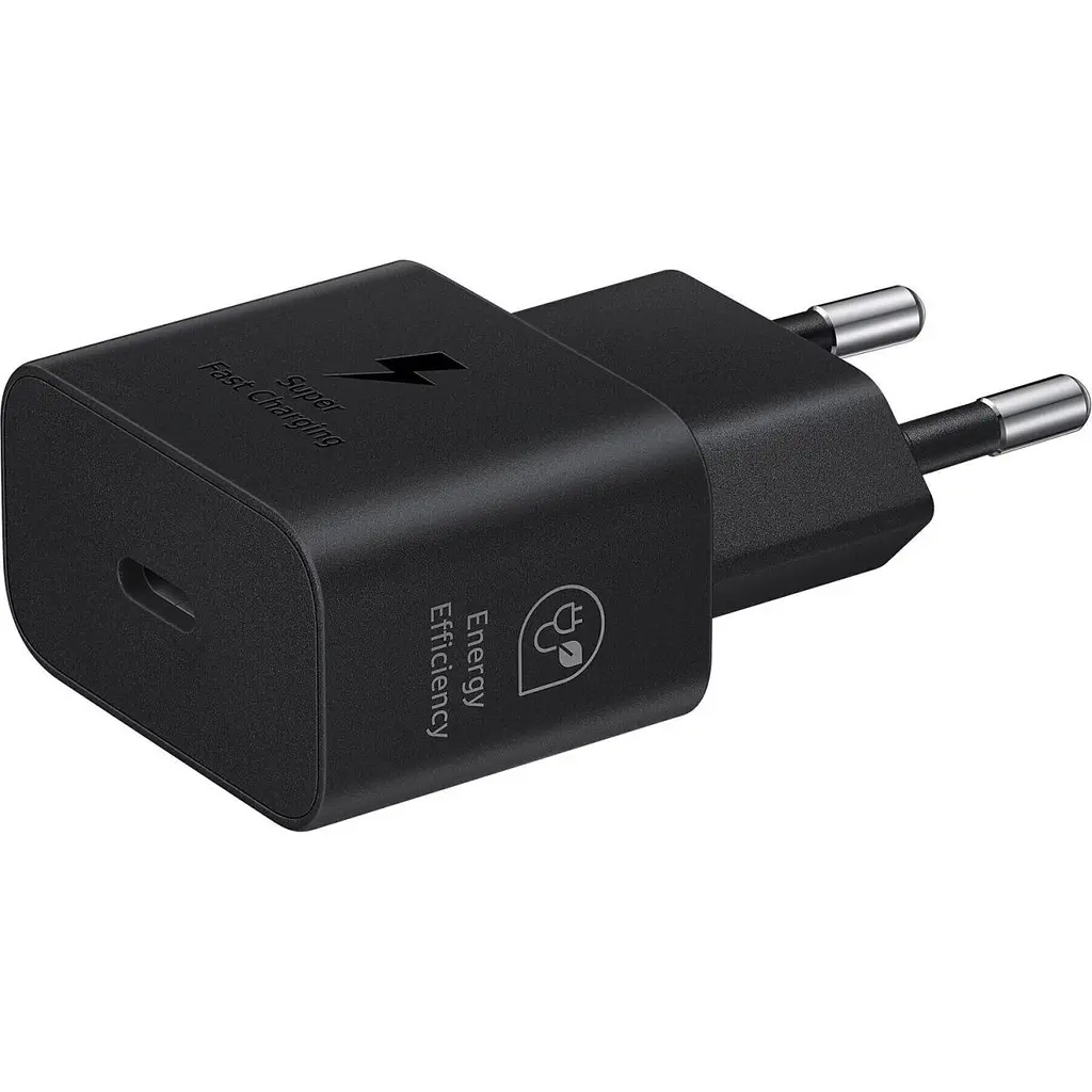Мережевий зарядний пристрій Samsung 25W + Cable USB-С to USB-С Black (EP-T2510XBEGEU) [95121] - фото 2