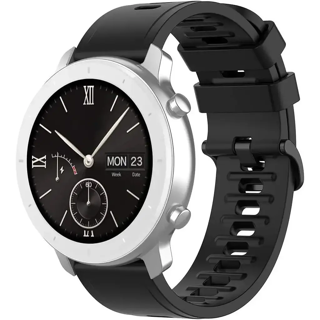 Ремінець для Amazfit GTR силіконовий швидкознімний металеві застібки - фото 3
