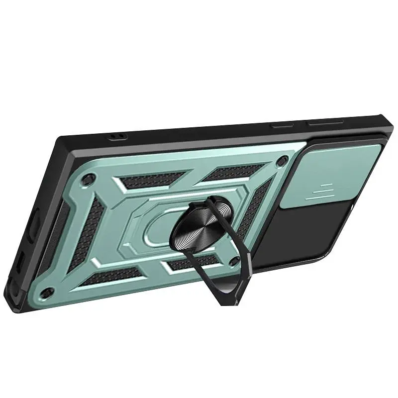 Чохол Ummi Camshield Serge Ring для Samsung Galaxy S25 Ultra Зелений / Green - фото 2