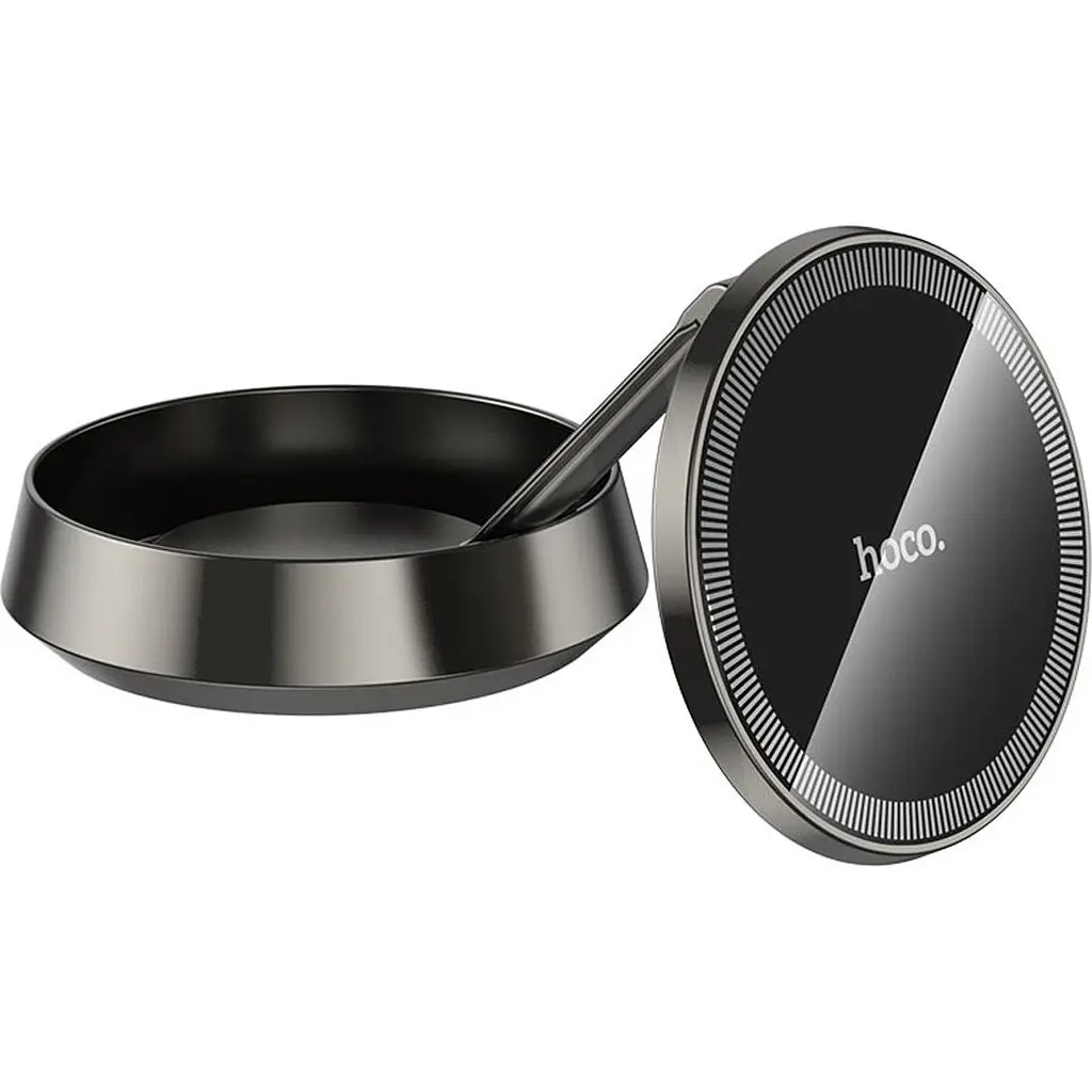 Автотримач Hoco H83 Metal Ring Magnetic Black (647939) [151314] - фото 2