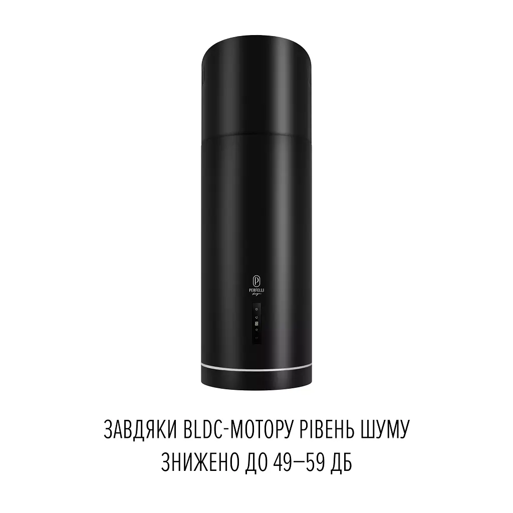 Витяжка острівна Perfelli Design Isola 35 Nero Silenzio - фото 4