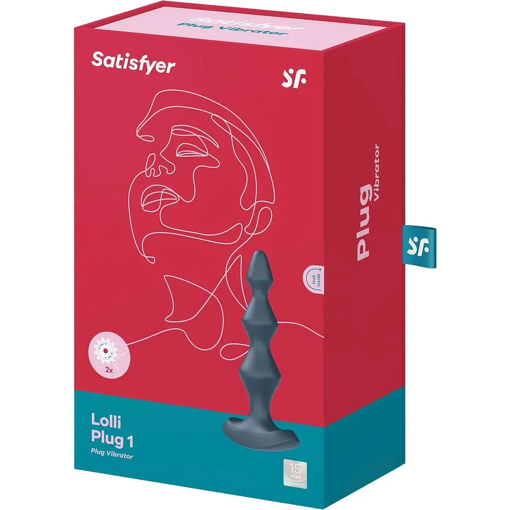 Анальний стимулятор-намистини з двома моторами Satisfyer Lolli-Plug 1 Dark teal - фото 5