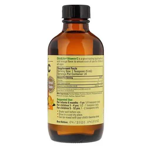 Витамин С Liquid Vitamin C 118,5 мл ChildLife vit0006280 - фото 2