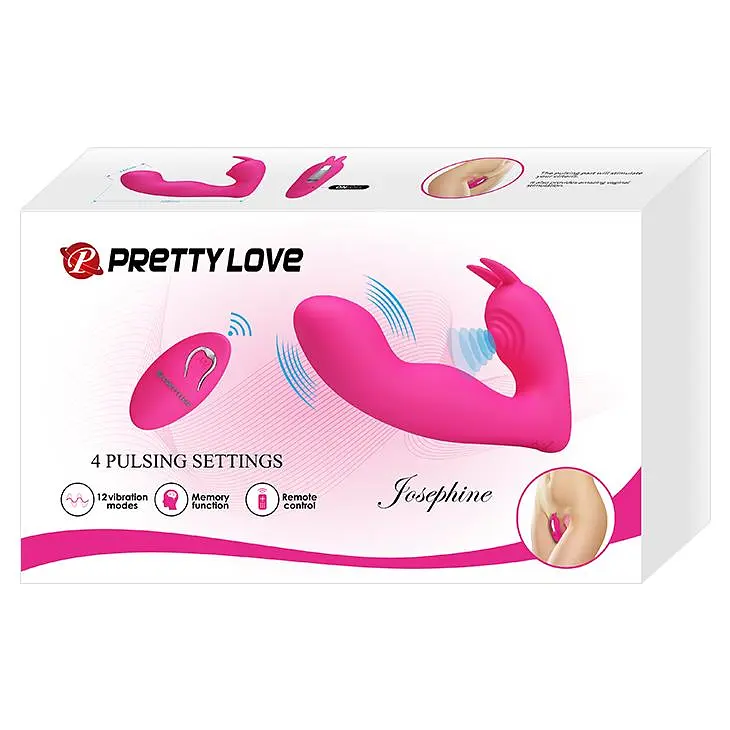 Вибратор Pretty Love Josephine G-spot 10.9 см розовый - фото 7