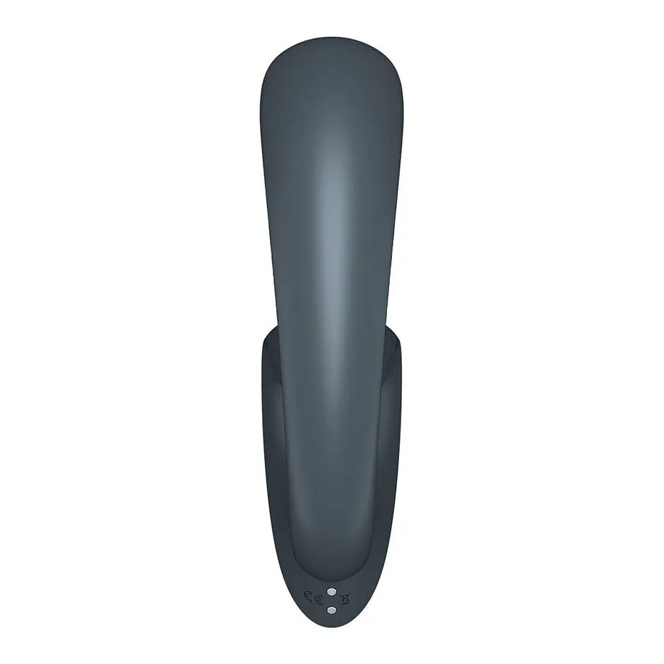 Вагінально-кліторальний вібратор Satisfyer G for Goddess 1 Dark Grey, 2 мотори - фото 5