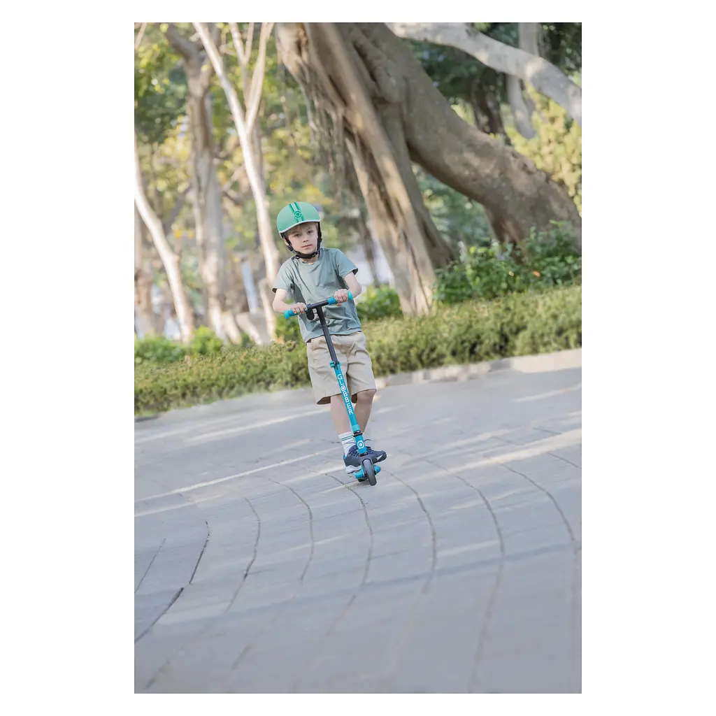 Електросамокат Globber E-Motion 6 з підсвіткою, 50 кг, 2 колеса, синій - фото 7