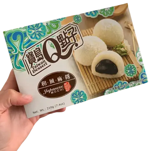 Моті Taiwan Dessert Sesame Mochi з кокосовою стружкою 210г - фото 5