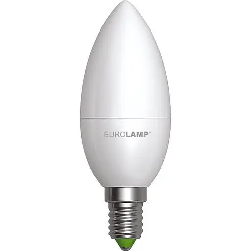 Світлодіодна лампа Eurolamp LED Ecological Series, CL 6W, E14 3000K (LED-CL-06143(P)) - фото 2