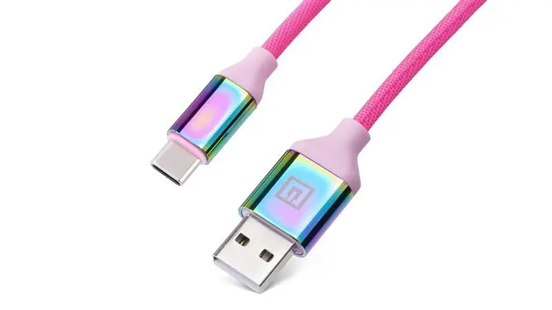 Кабель REAL-EL Premium USB - USB Type-C (M/M), 1 м, Rainbow (EL123500050) - фото 4