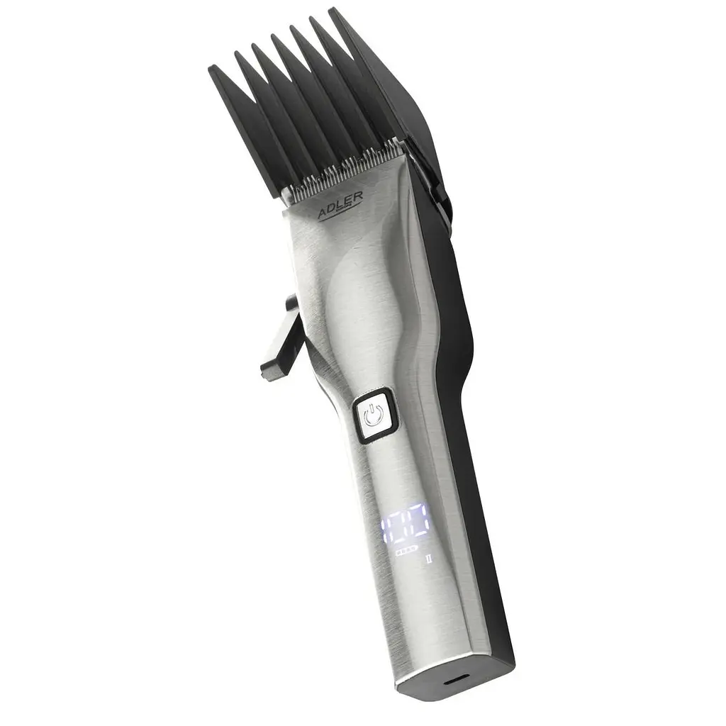Машинка для стрижки Adler AD 2850, акумуляторна, з дисплеєм, 8 насадок, від 0,8 до 25 мм - фото 4