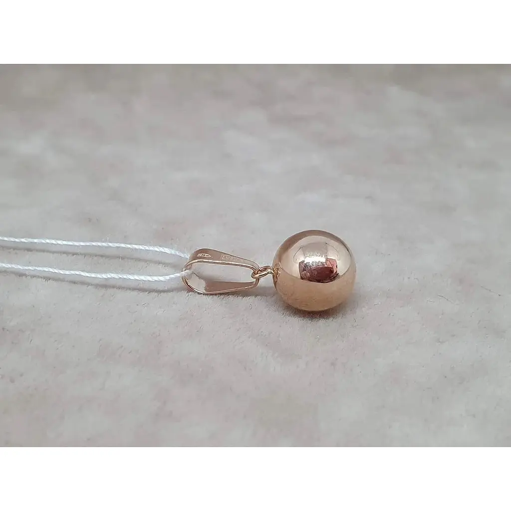 Золота підвіска Favoritum Кулька. 310328_9 - фото 2