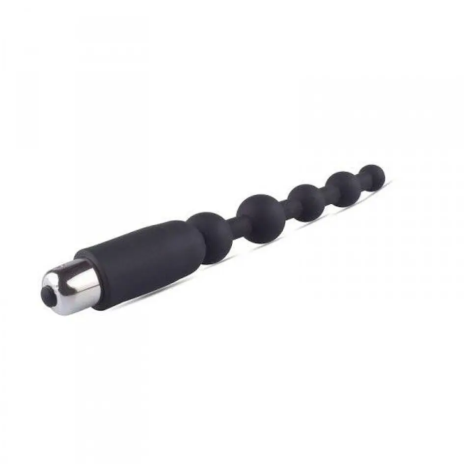 Анальний вібратор Toyz4lovers Anale Pearls, 19.5 см (чорний) - фото 2