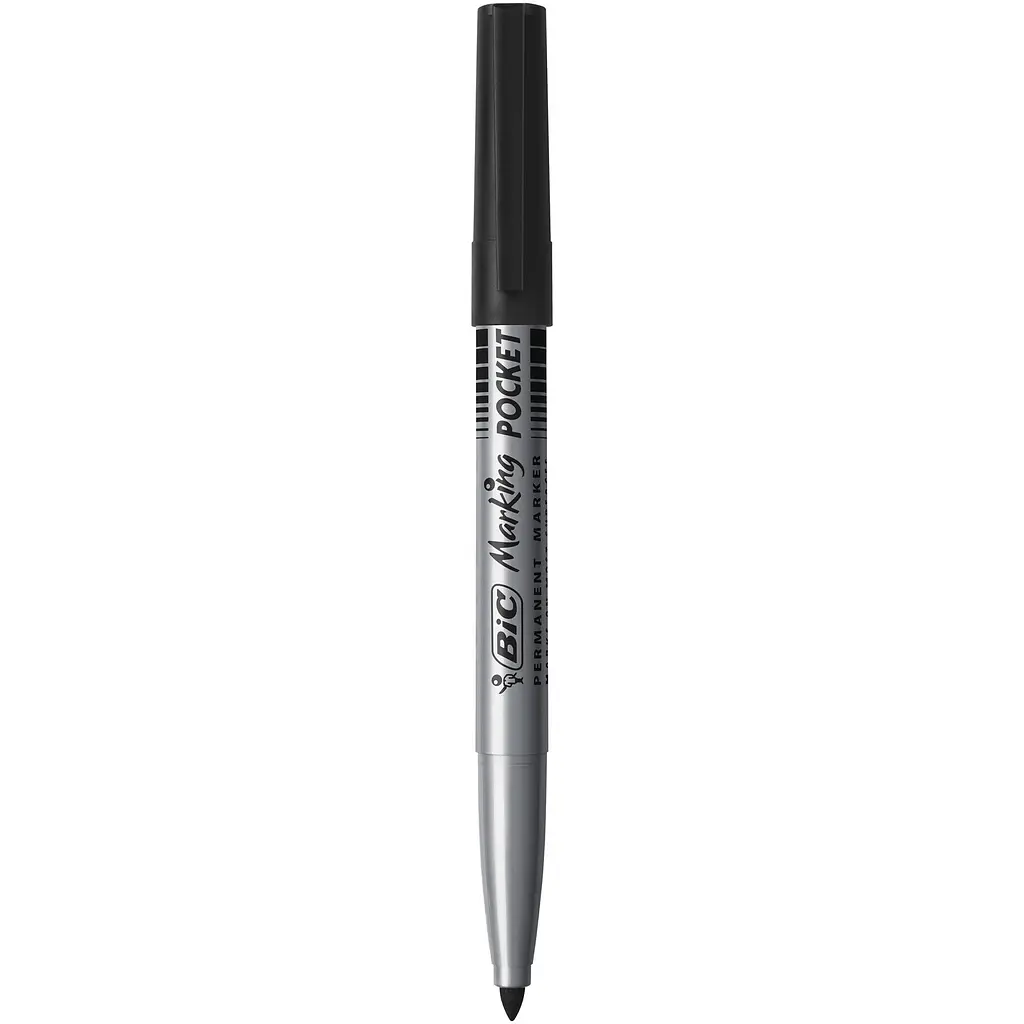 Маркер перманентний BIC Marking Fine Eco 1.1 мм 1 шт. чорний (8209022) - фото 4