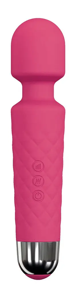 Мінівібромасажер водонепроникний Dorcel Wand Wanderful Magenta, 20х4 см - фото 2