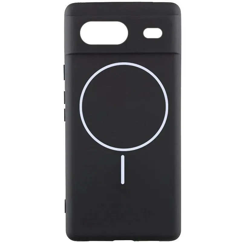 Чохол Silicone Cover Lakshmi Full Camera (AA) with Magnetic Fit для Google Pixel 7 Чорний / Black
