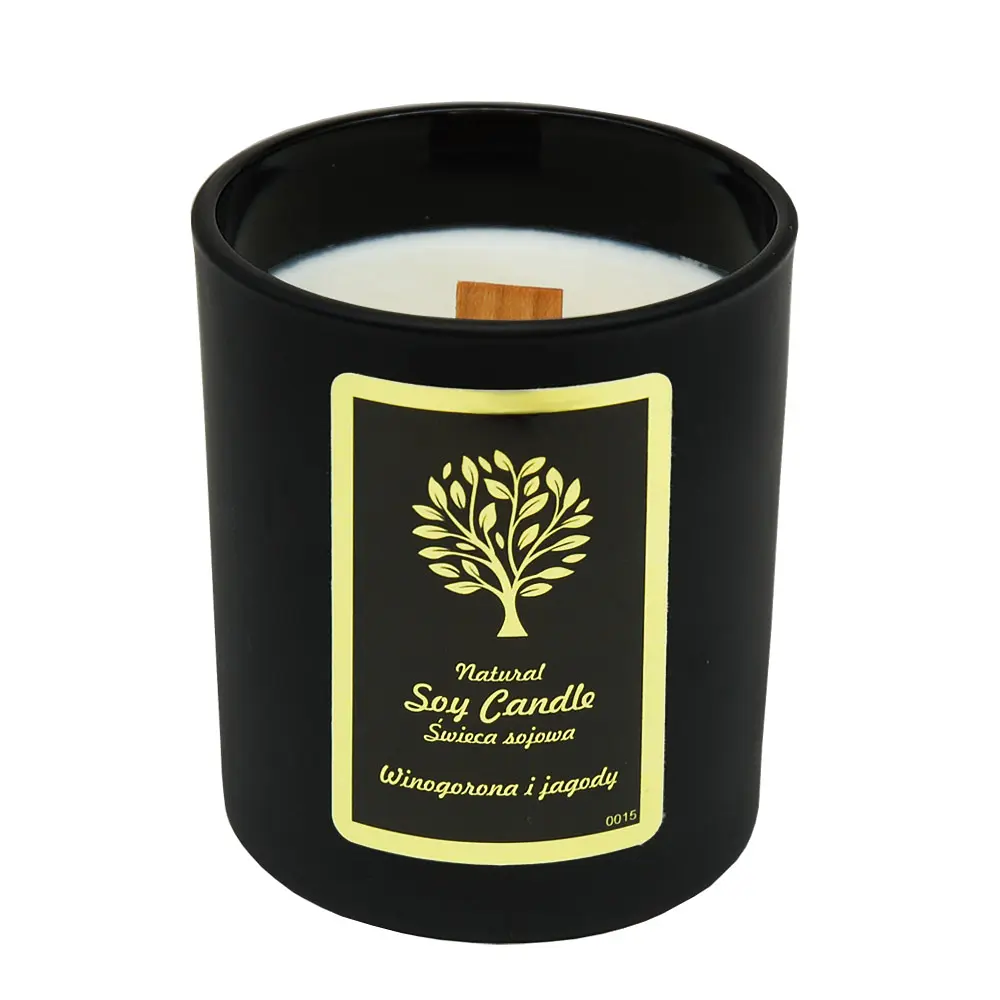 Свеча Aurora Natural Soy Candle виноград и ягоды 150 г - фото 3