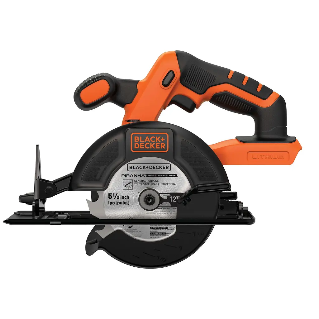Пила дисковая Black+Decker аккумуляторная Li-Ion 18 В 1.5 Ач (BDCCS18-QW) - фото 2