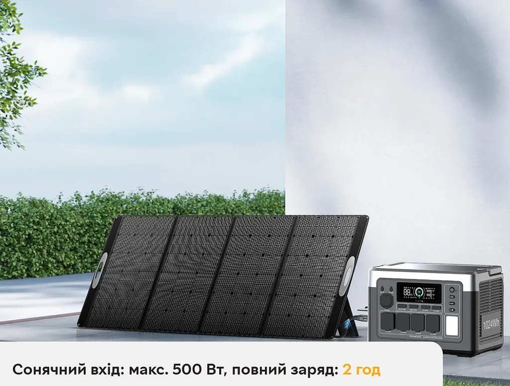 Портативна зарядна станція Oukitel P-1000E-Plus 1800W 1024Wh LiFePO4 - фото 11