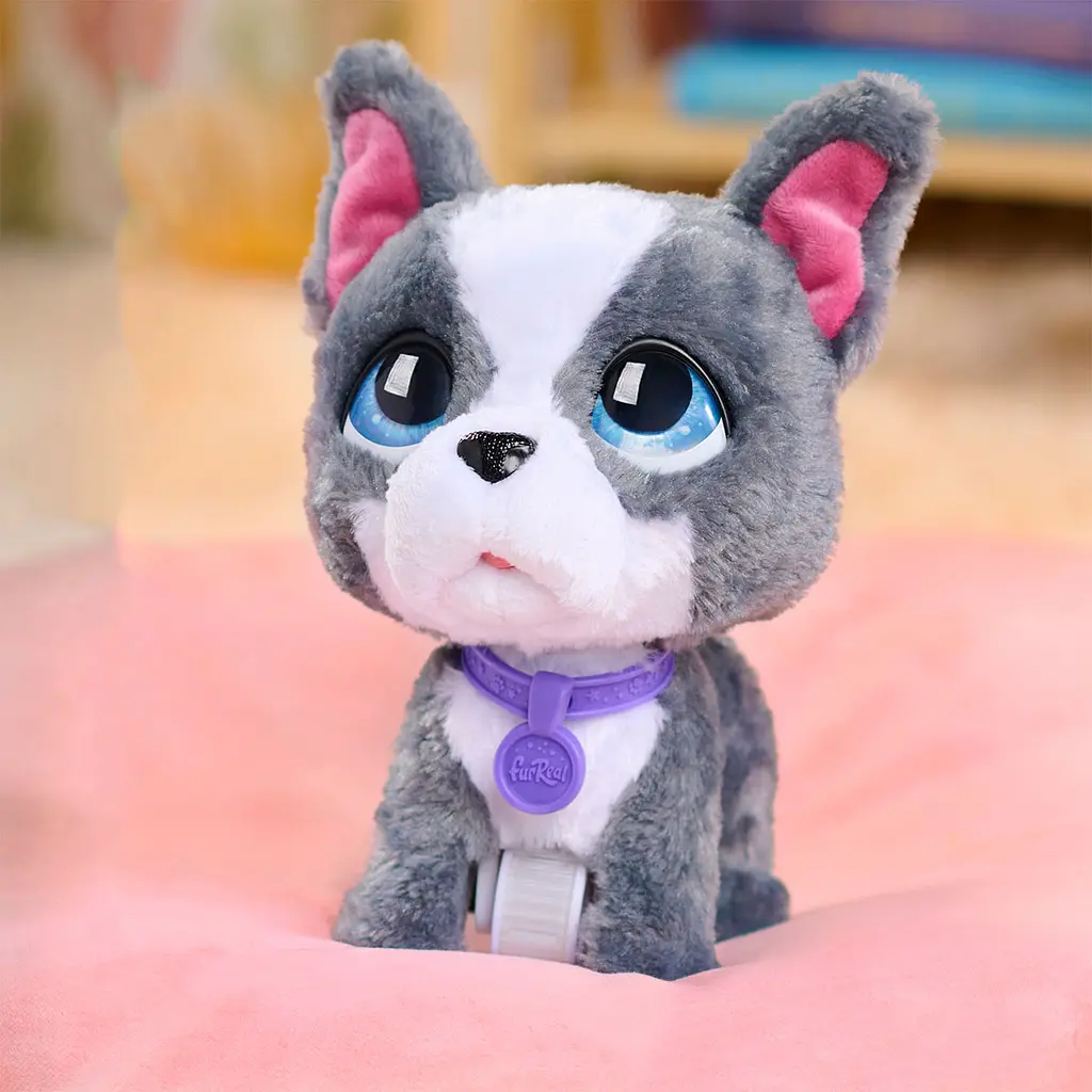 Інтерактивна іграшка FurReal серії Walk-a-lots Французький бульдог (28161) - фото 5