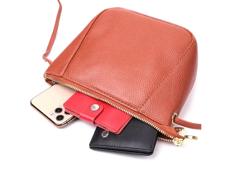 Жіноча шкіряна сумка Vintage 22х15,5х7,5 см sum0024821 - фото 6