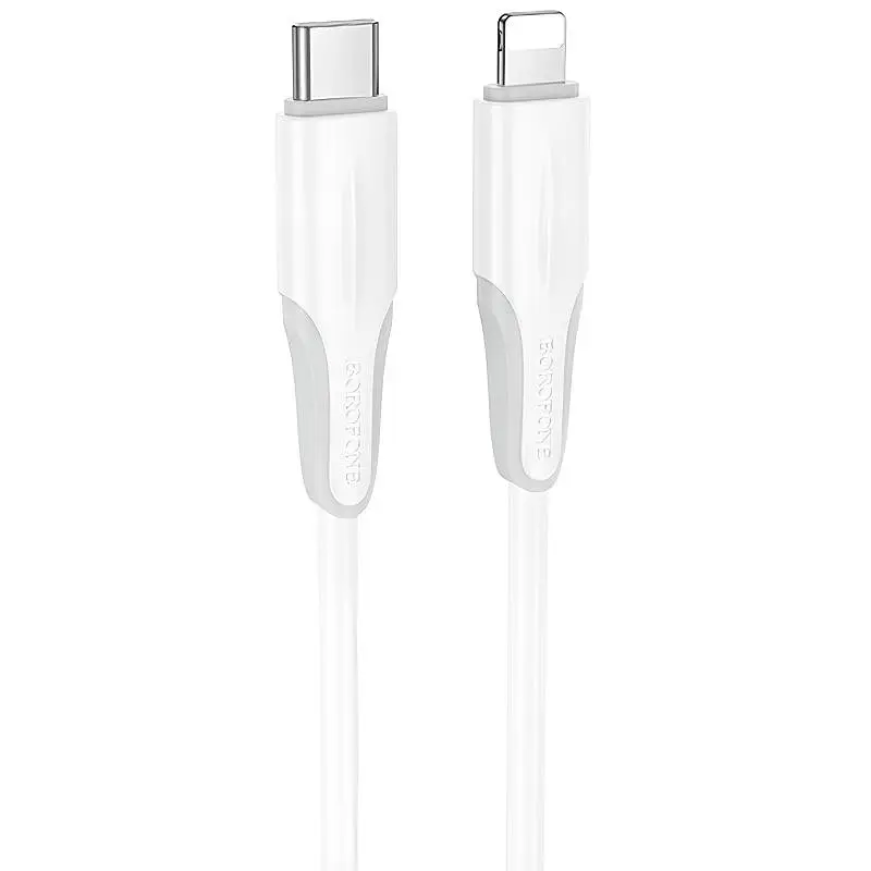 Дата кабель Borofone BX119 New Type-C to Lightning 27W (1m) White