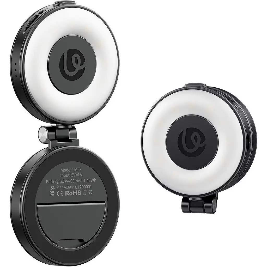 Накамерне світло Ulanzi LM23 Magnetic with Mirror Black (L238A) [168649] - фото 12
