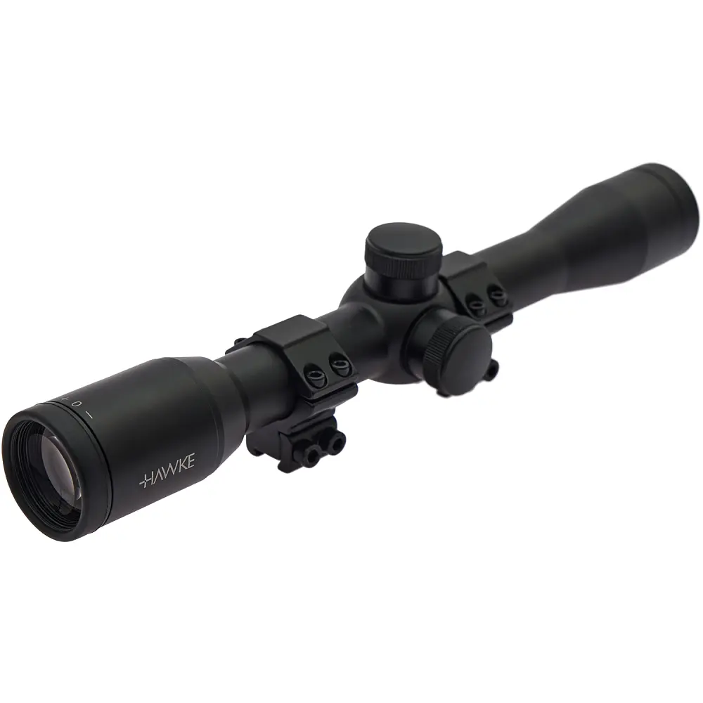 Приціл оптичний Hawke Fast Mount 4x32 сітка Mil Dot. Кільця на Ластівчин хвіст - фото 2