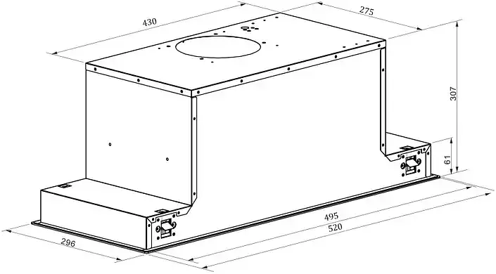 Кухонна витяжка Nett HW-5230 - фото 3