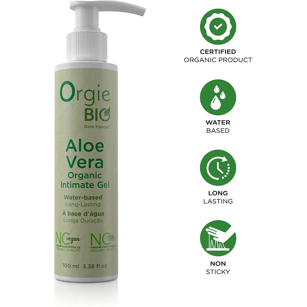 Гель для интимной гигиены Orgie - Bio Aloe Vera Organic Intimate Gel (100 мл) - фото 3