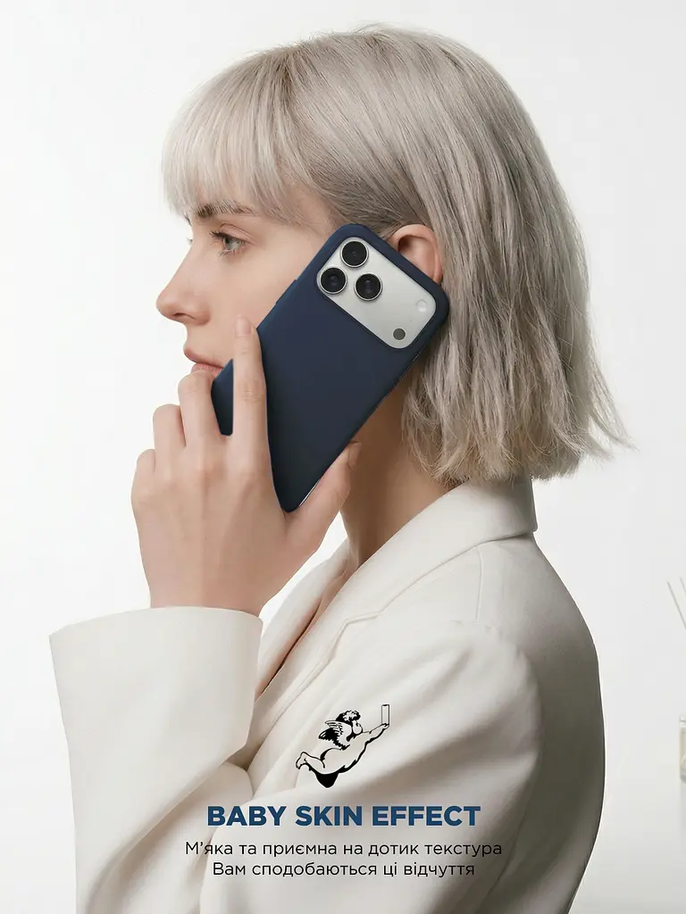 Силиконовый чехол с MagSafe для Apple iPhone 17 Pro Max, ICON2 MagCase, синий, противоударный, панель с мягкой подкладкой, защита всего корпуса, поддержка беспроводной зарядки, совместим с защитными стеклами и пленками, ArmorStandart (ARM86681) - фото 9