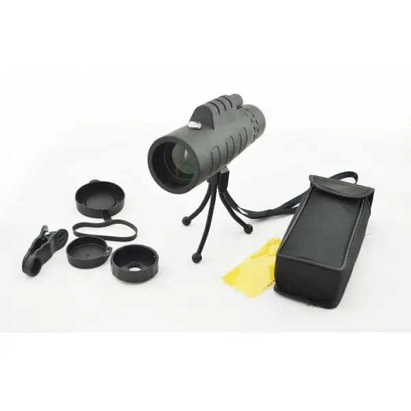 Монокуляр із затискачем для телефону Тренога Чохол Panda 40x60 - фото 2