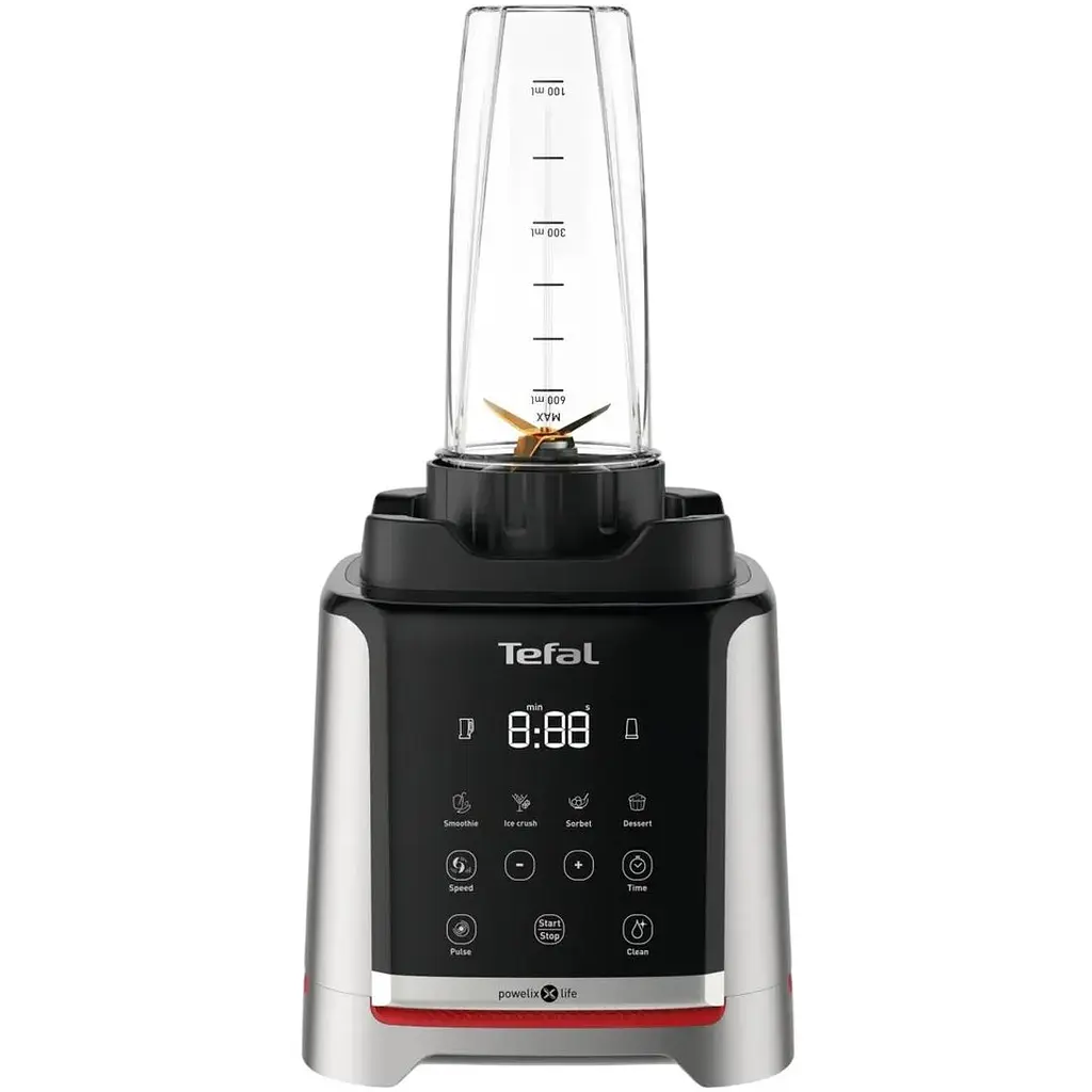Блендер стаціонарний Tefal InfinyMix+ 1600 Вт чаша 1750 мл стакан 600 мл сріблясто-чорний (BL91HD31) - фото 6