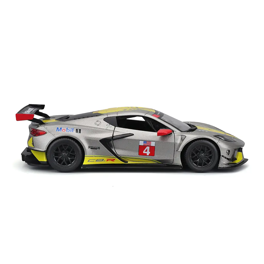 Автомодель Bburago Chevrolet Corvette C8.R 1:24 (18-28024) - фото 6