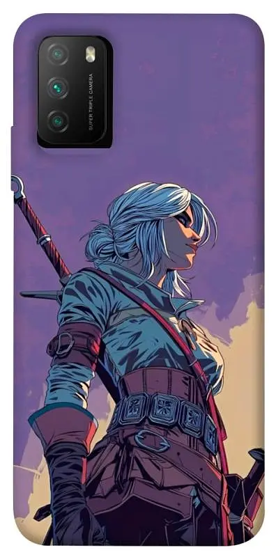 TPU чохол Demsky The witcher ciri для Xiaomi Poco M3