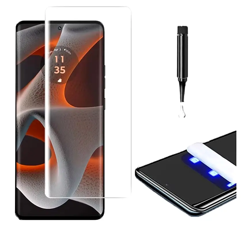 Захисне скло DK для Motorola Edge 50 Pro UV Curved 018173 clear - фото 5